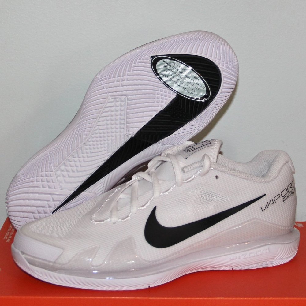 COPY - Nike Court Air Zoom Vapor Pro HC Tennis Shoes Mens 7 Hard Court White